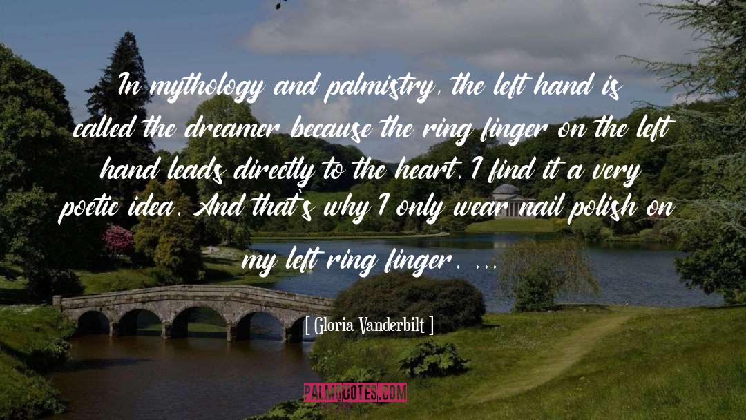 Palmistry quotes by Gloria Vanderbilt