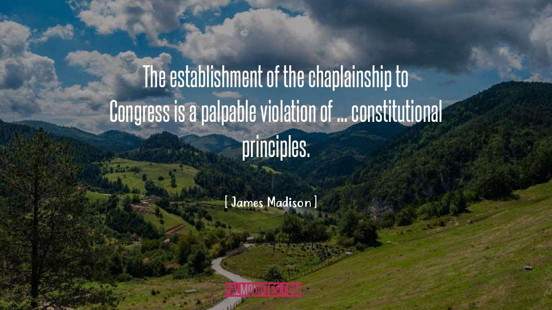 Palpable quotes by James Madison