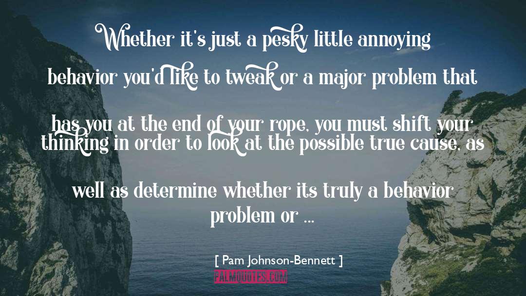 Pam quotes by Pam Johnson-Bennett