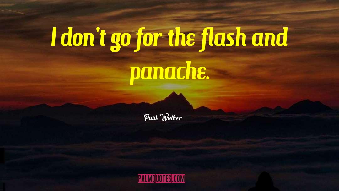 Panache quotes by Paul Walker