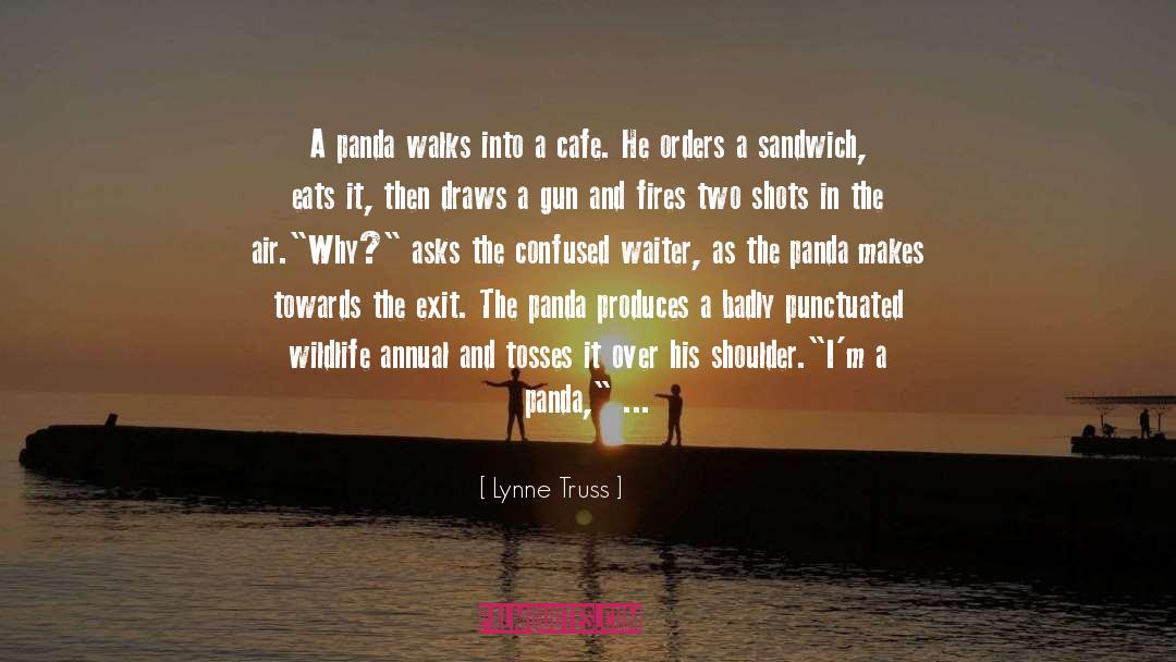 Panda quotes by Lynne Truss
