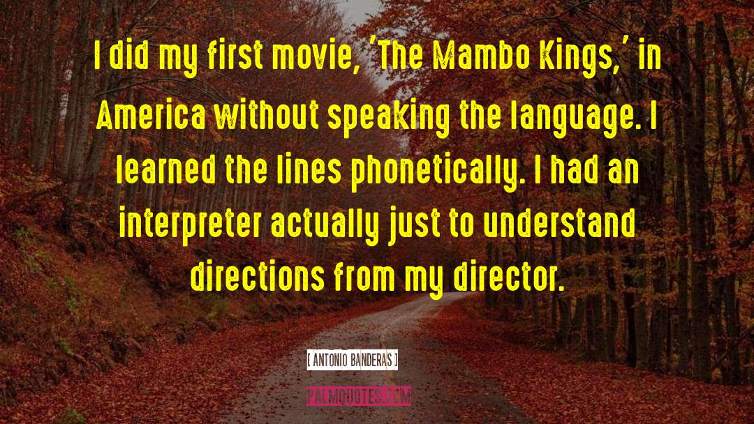 Pandaemonium Movie quotes by Antonio Banderas