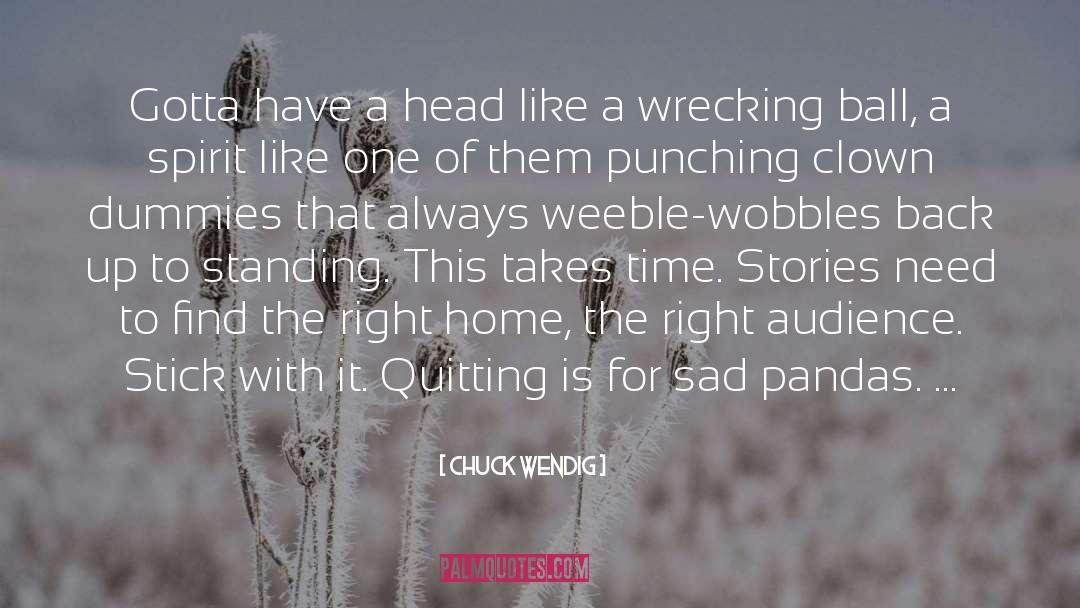 Pandas quotes by Chuck Wendig