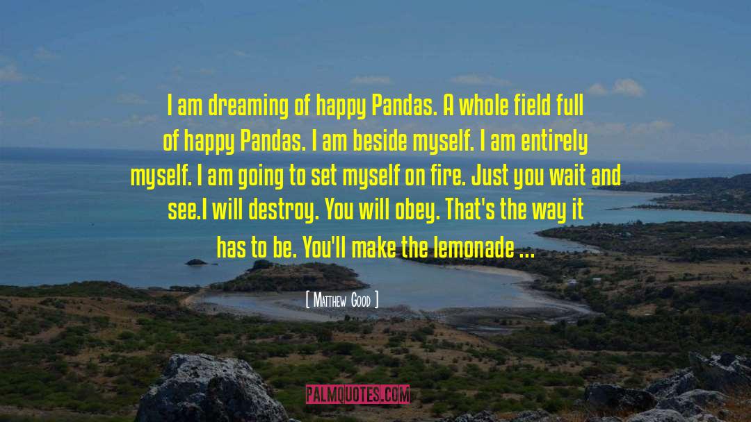 Pandas quotes by Matthew Good