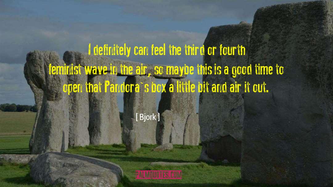 Pandora Boxley quotes by Bjork