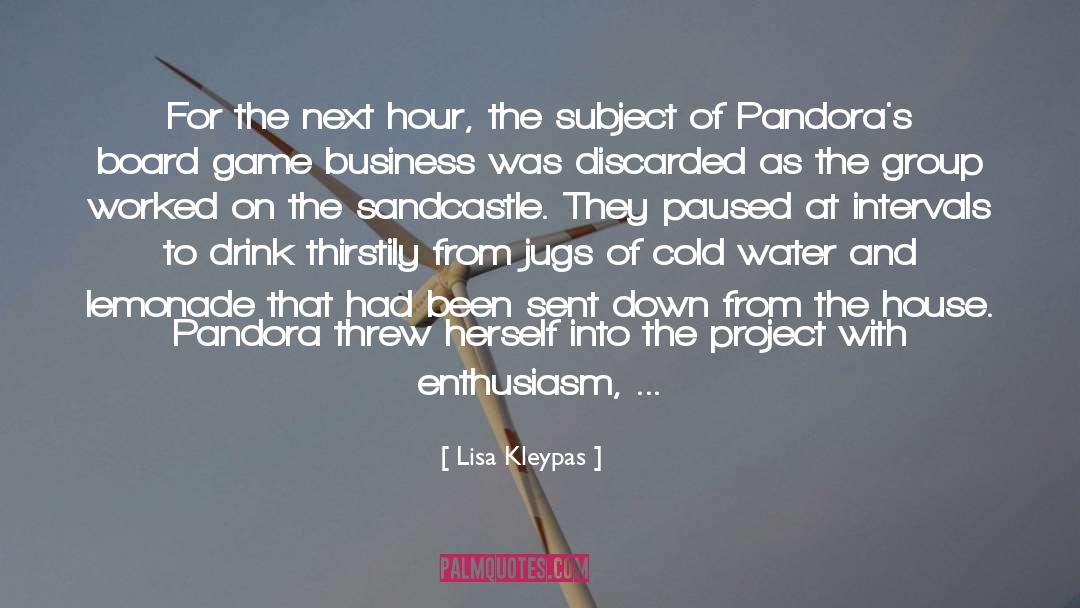 Pandora quotes by Lisa Kleypas