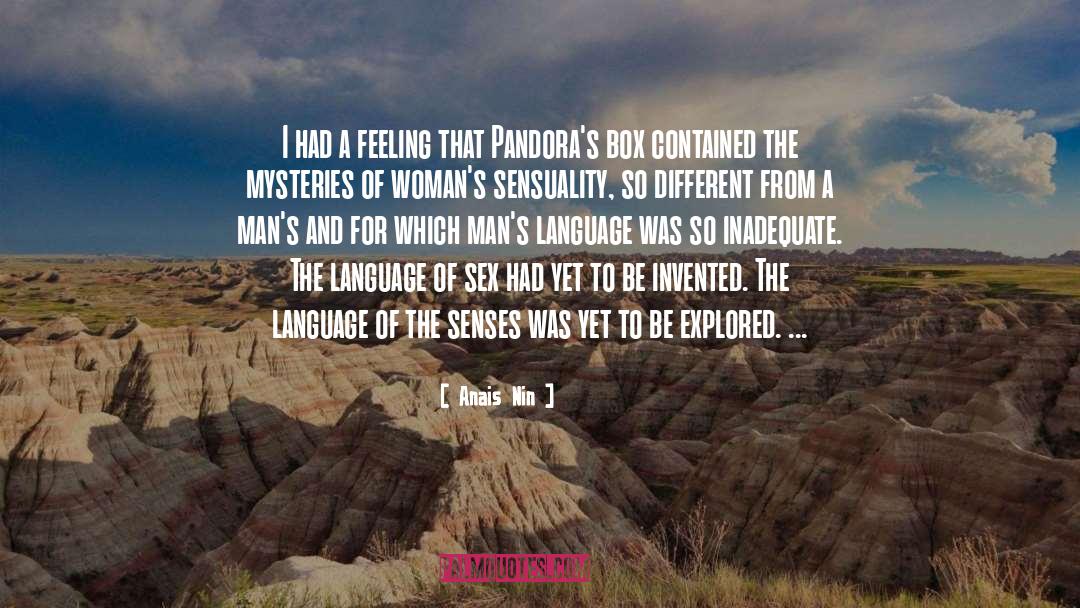 Pandoras Box quotes by Anais Nin