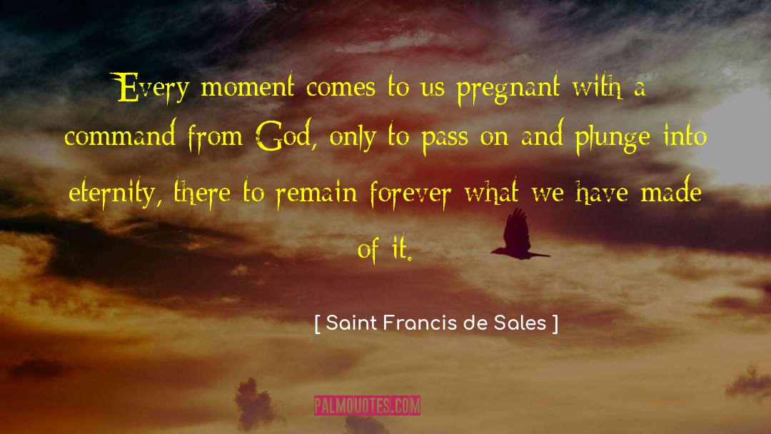 Pangs Of Eternity quotes by Saint Francis De Sales