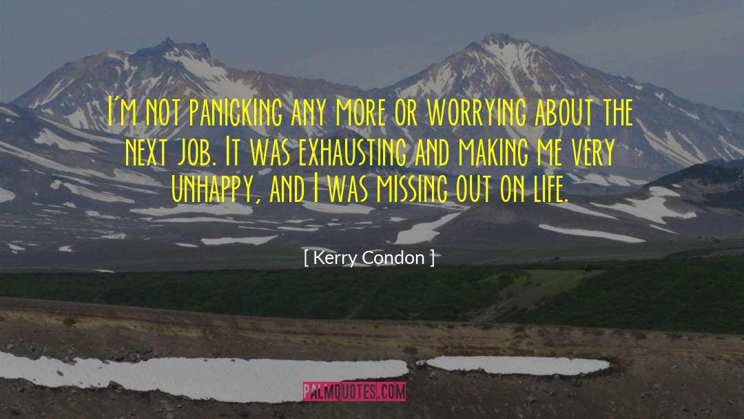 Panicking quotes by Kerry Condon
