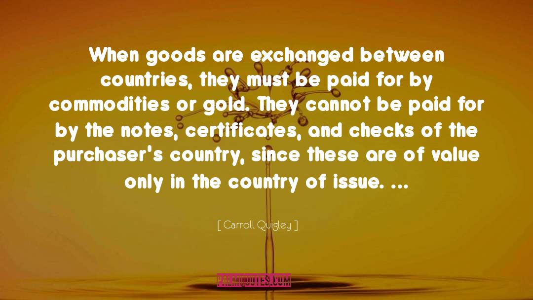 Panning For Gold quotes by Carroll Quigley