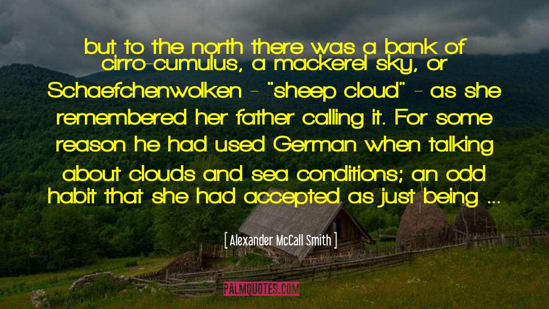 Pannus German quotes by Alexander McCall Smith