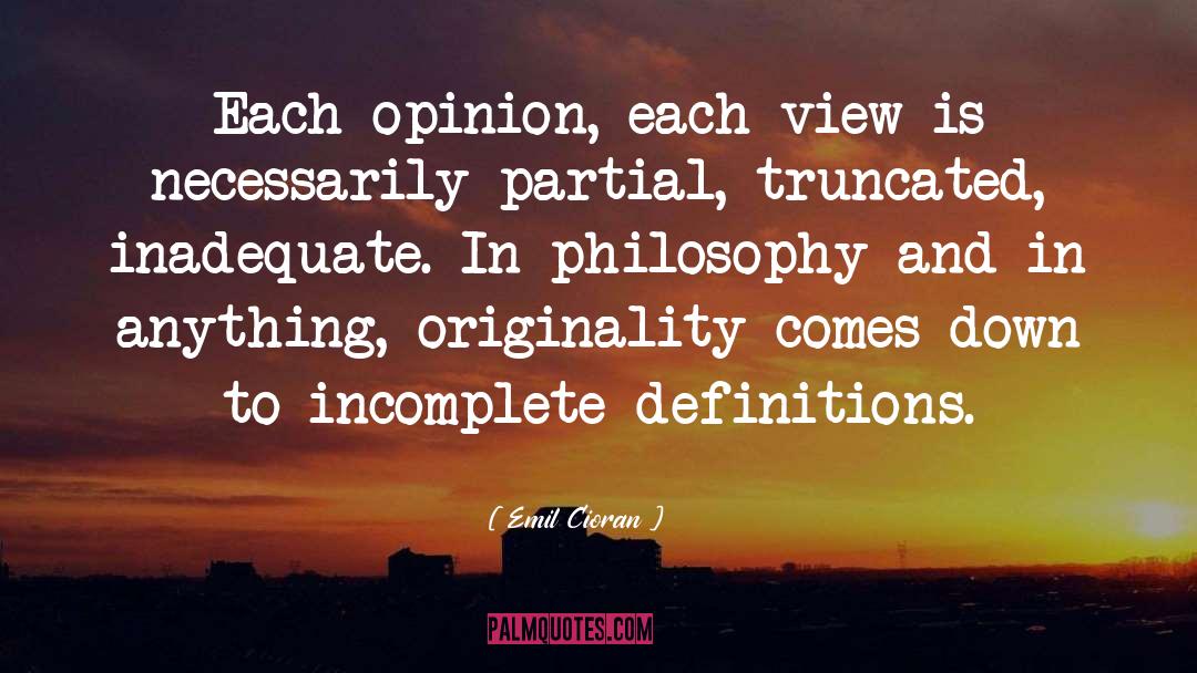 Panoramic View quotes by Emil Cioran
