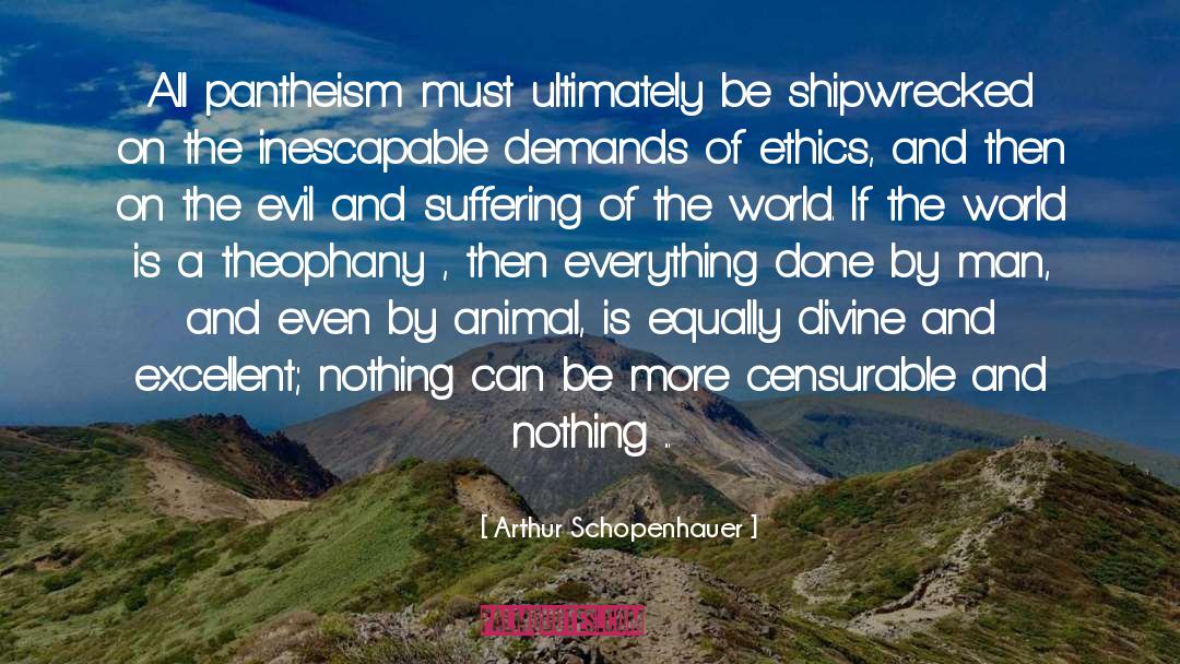 Pantheism quotes by Arthur Schopenhauer