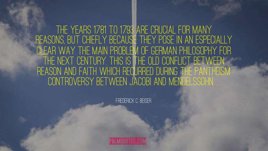 Pantheism quotes by Frederick C. Beiser