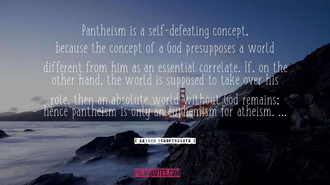 Pantheism quotes by Arthur Schopenhauer