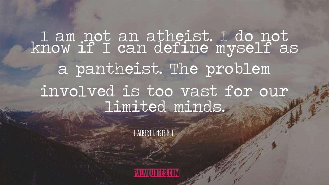Pantheist quotes by Albert Einstein