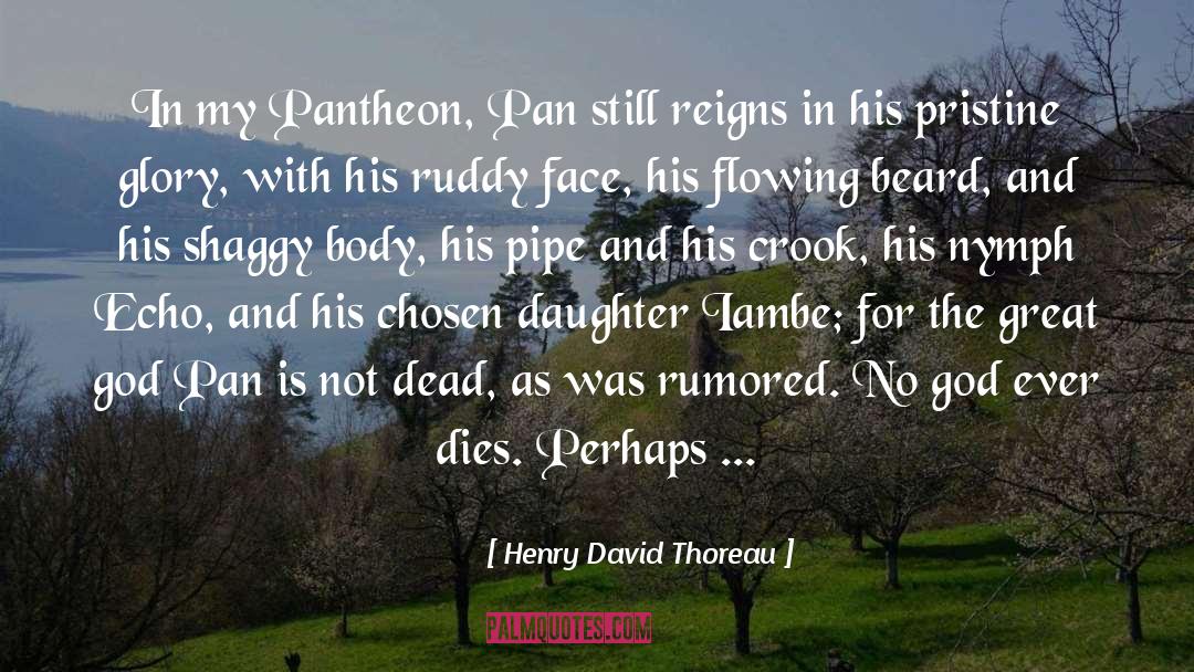 Pantheon quotes by Henry David Thoreau