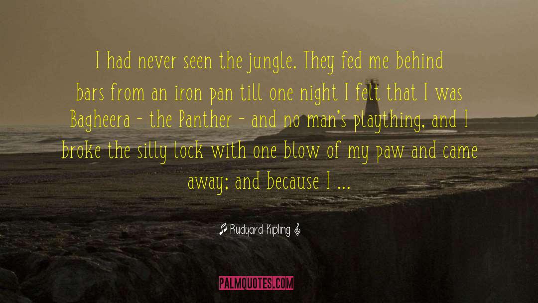 Panther quotes by Rudyard Kipling