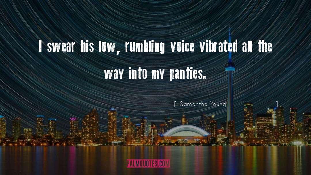 Panties quotes by Samantha Young