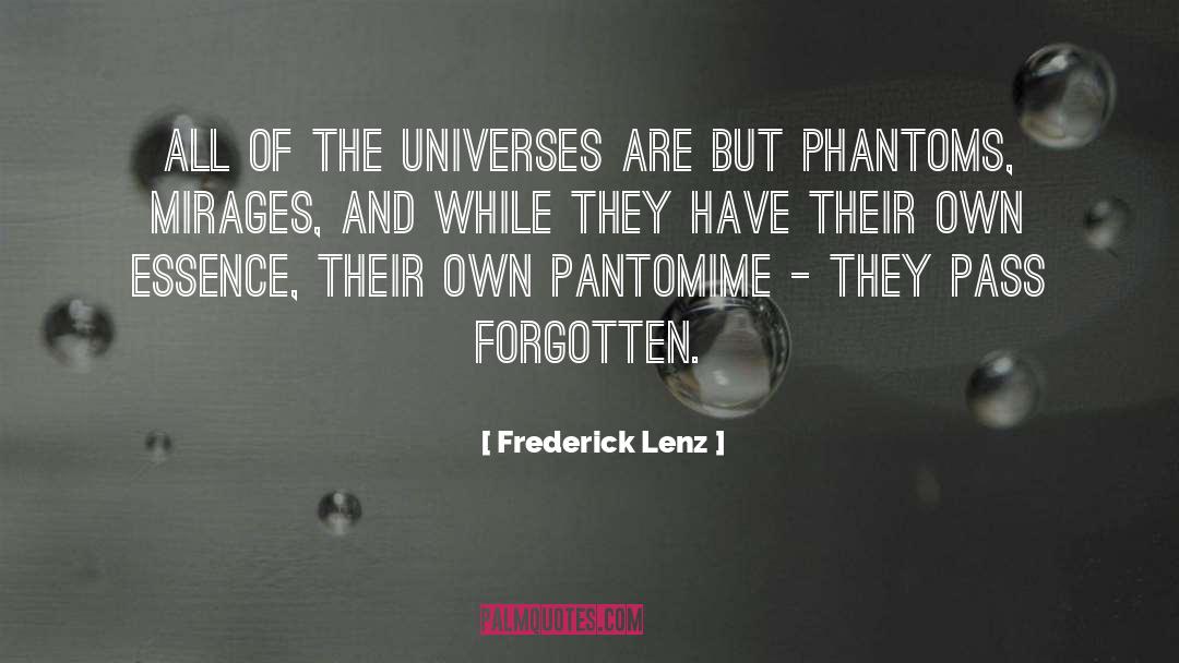 Pantomime quotes by Frederick Lenz