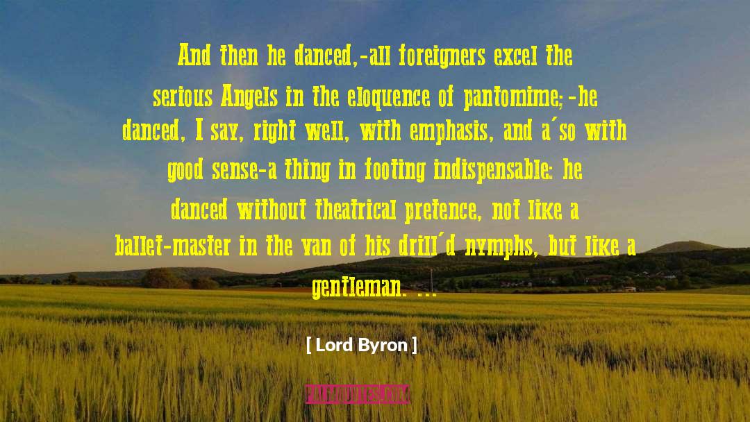 Pantomime quotes by Lord Byron