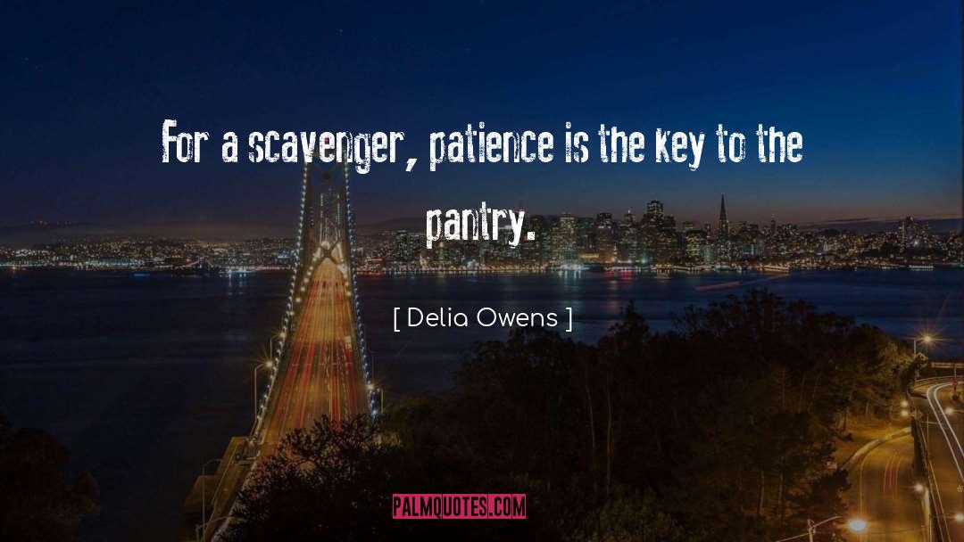 Pantry quotes by Delia Owens