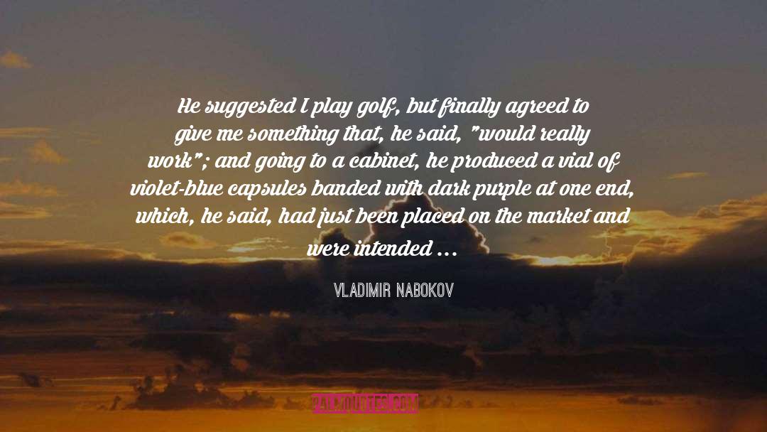 Paolillo Golf quotes by Vladimir Nabokov