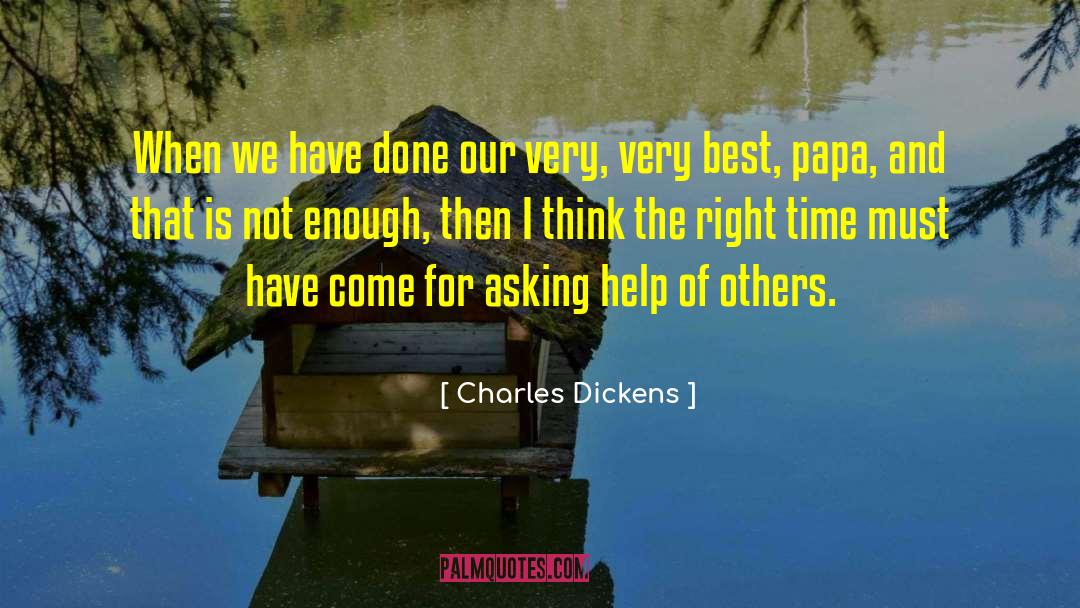 Papa quotes by Charles Dickens