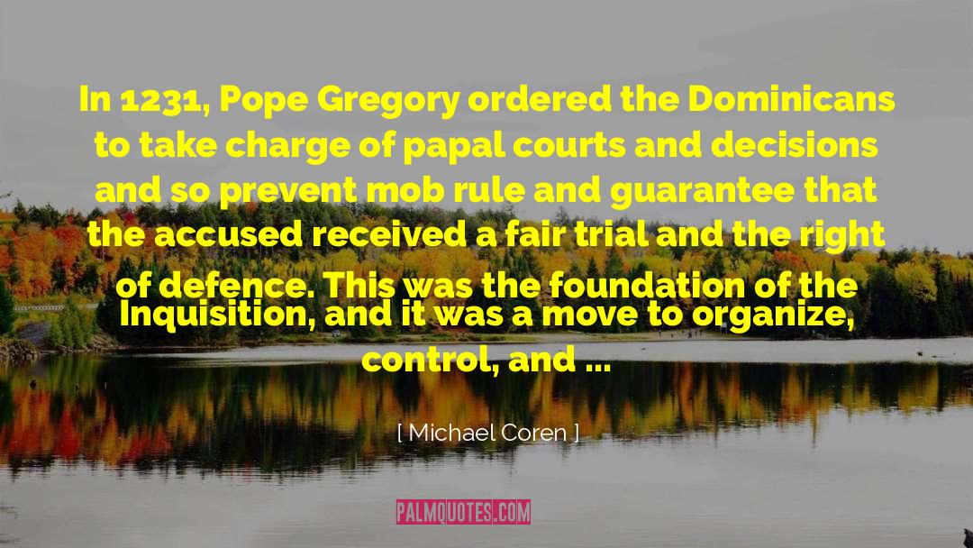 Papal quotes by Michael Coren