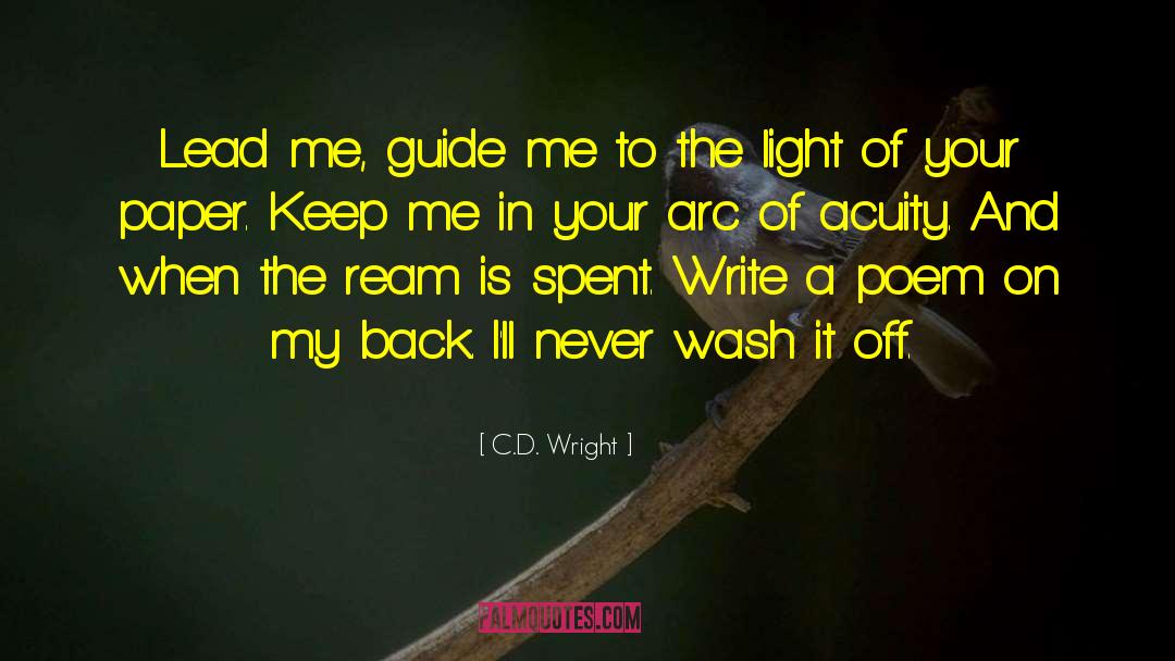 Paper Bags quotes by C.D. Wright