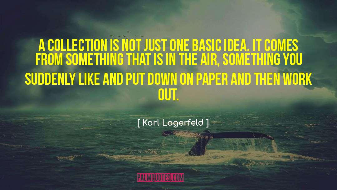 Paper Canvas quotes by Karl Lagerfeld