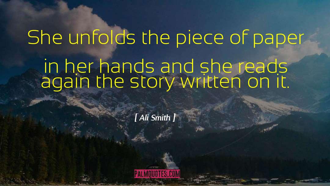 Paper Cutouts quotes by Ali Smith