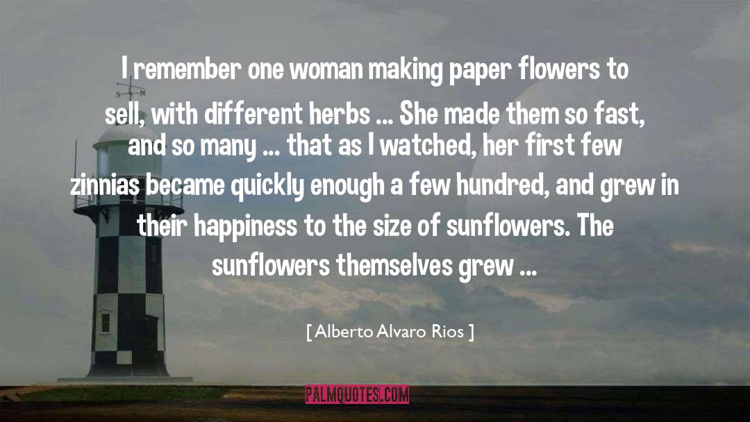 Paper Flowers quotes by Alberto Alvaro Rios
