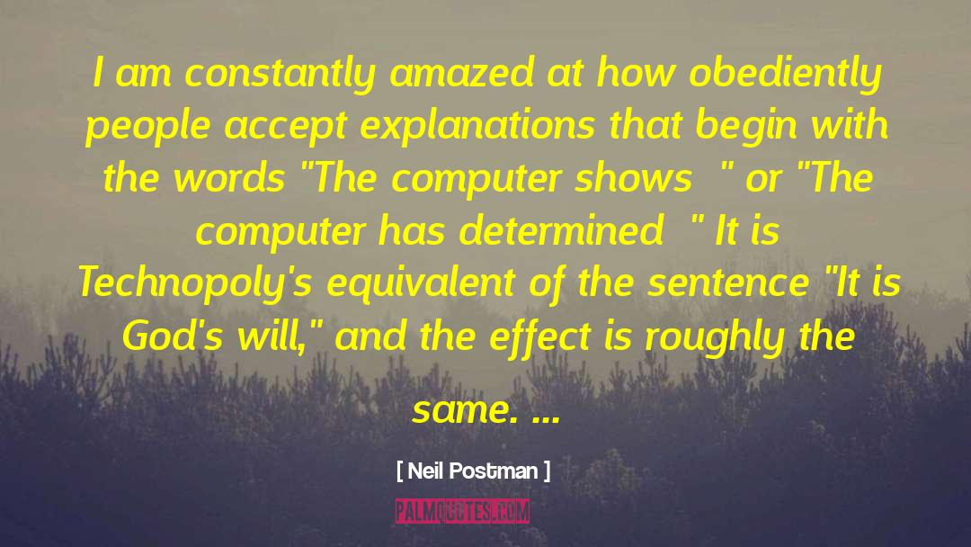 Paper Gods quotes by Neil Postman