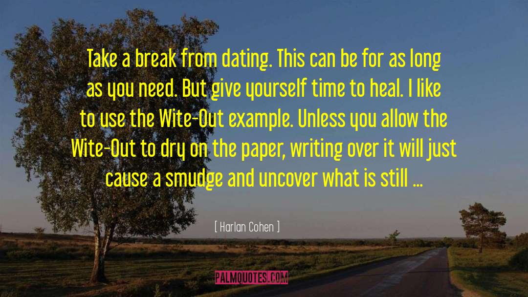 Paper Writing Notebook quotes by Harlan Cohen