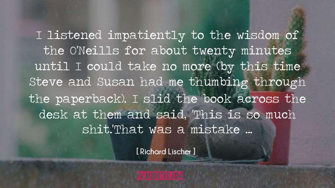 Paperback quotes by Richard Lischer