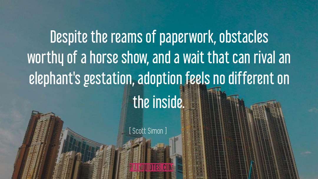 Paperwork quotes by Scott Simon