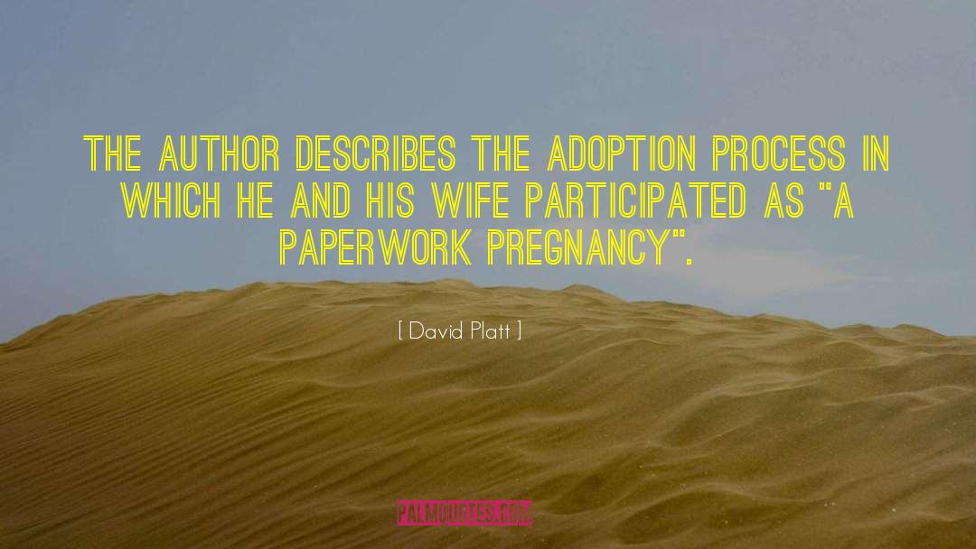 Paperwork quotes by David Platt