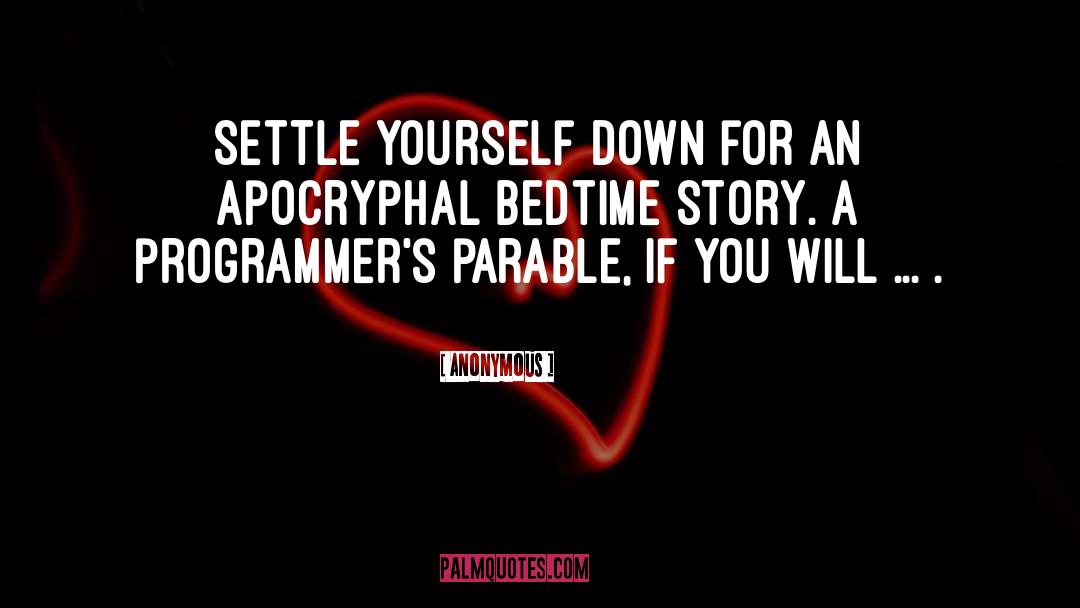 Parable quotes by Anonymous