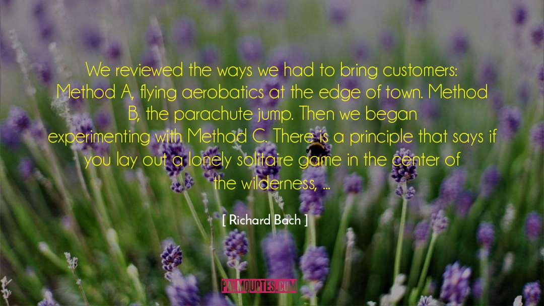 Parachute quotes by Richard Bach