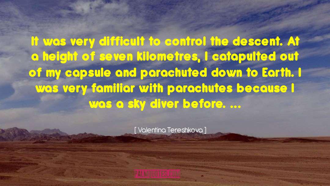 Parachutes quotes by Valentina Tereshkova