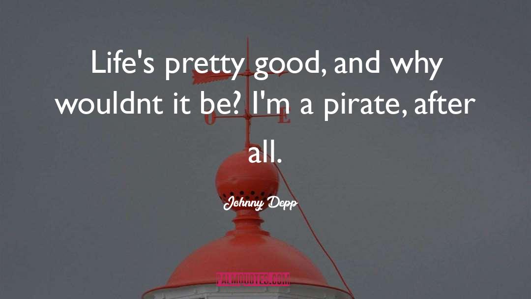 Paradigm Pirate quotes by Johnny Depp