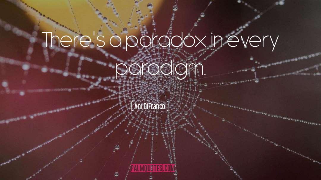 Paradigm quotes by Ani DiFranco