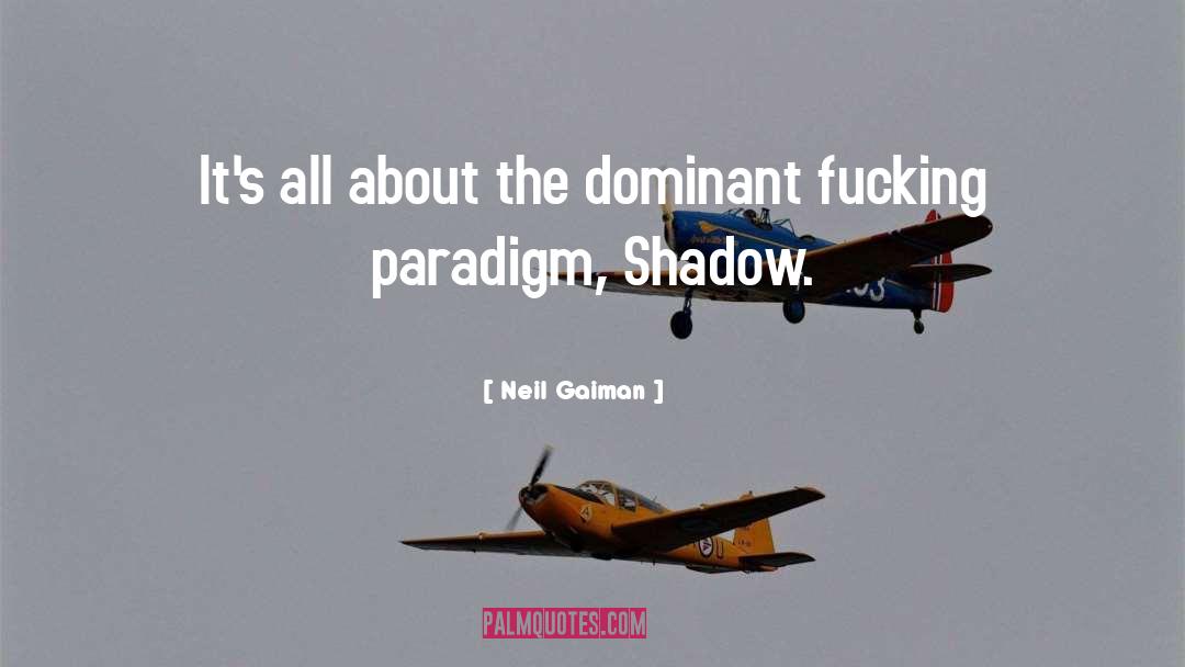 Paradigm quotes by Neil Gaiman