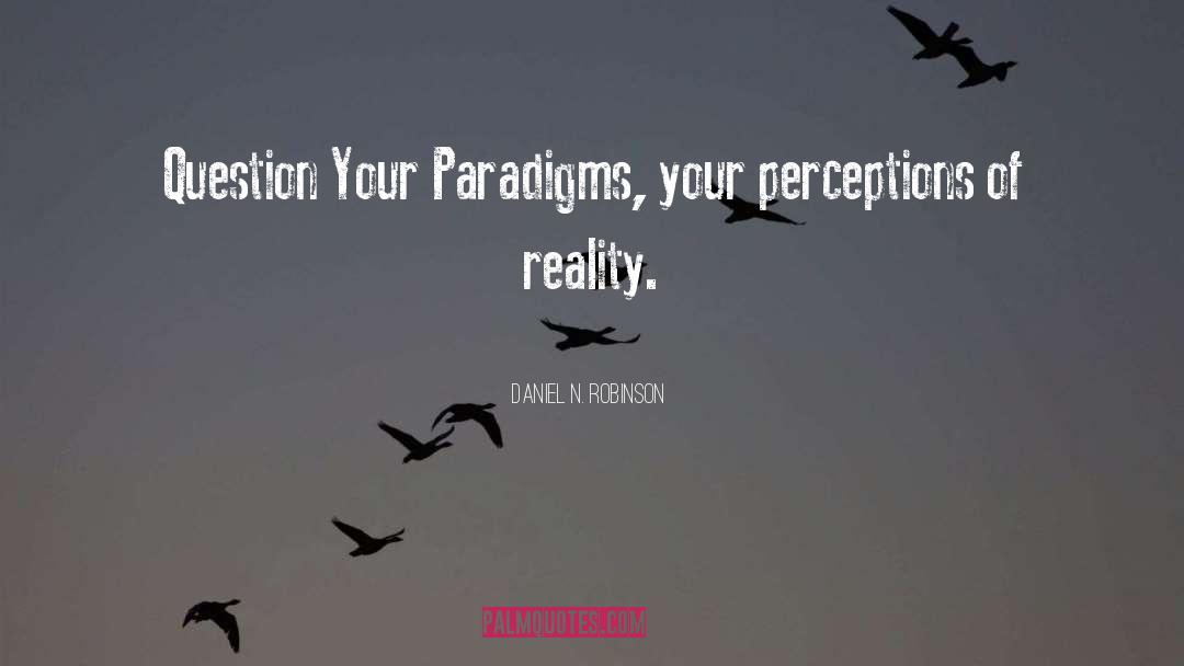 Paradigm quotes by Daniel N. Robinson