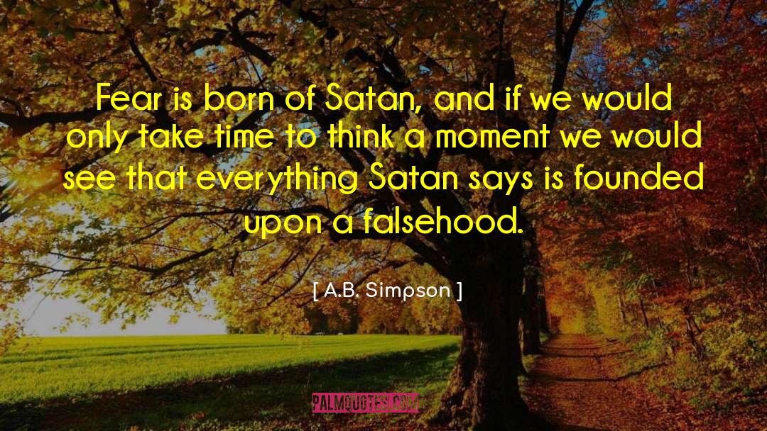 Paradise Lost Satan quotes by A.B. Simpson