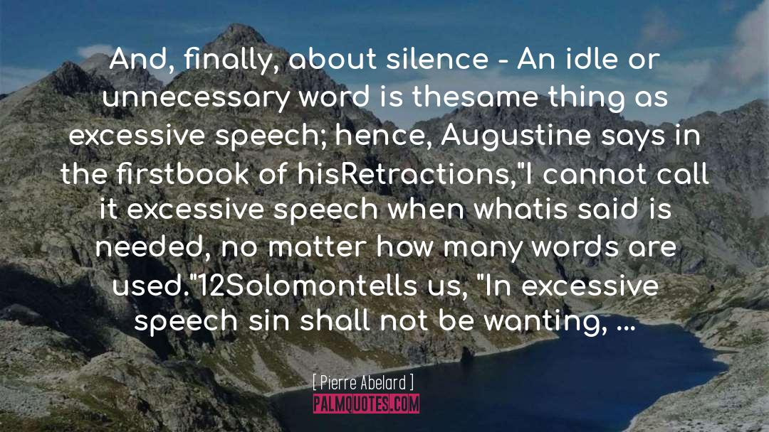 Paradox Of Silence quotes by Pierre Abelard