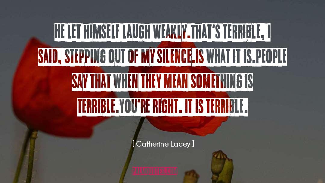 Paradox Of Silence quotes by Catherine Lacey
