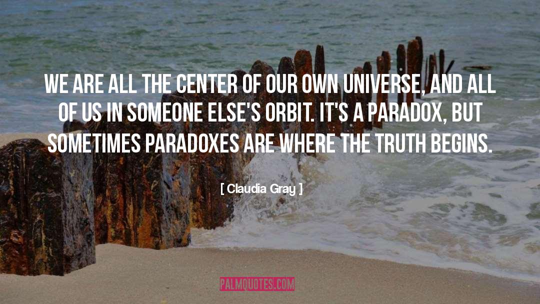 Paradox quotes by Claudia Gray