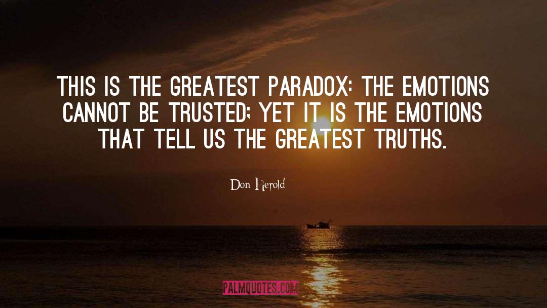 Paradox quotes by Don Herold